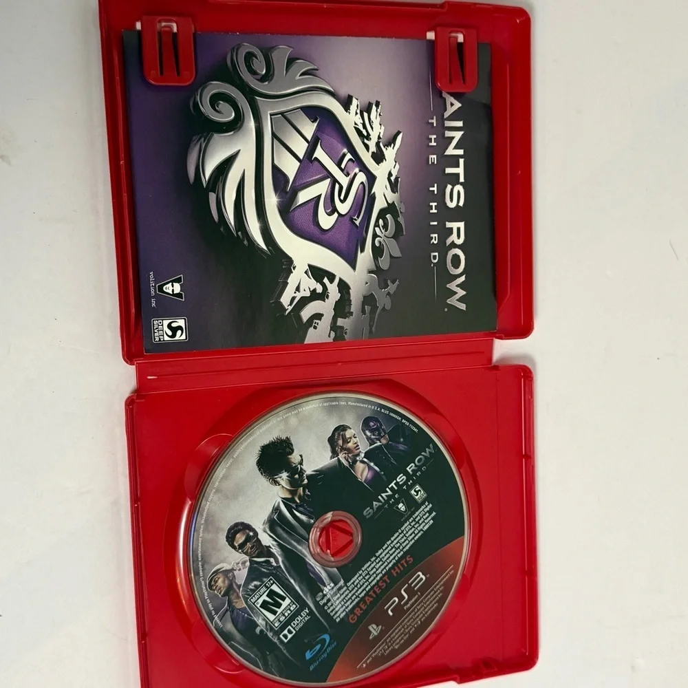Sony PS3 Saints Row The Third - Red and Purple